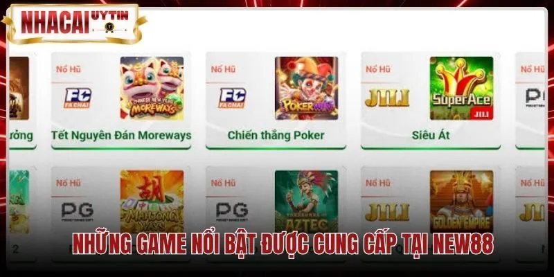Kho sảnh cược thể thao cùng sòng bài trực tuyến New88