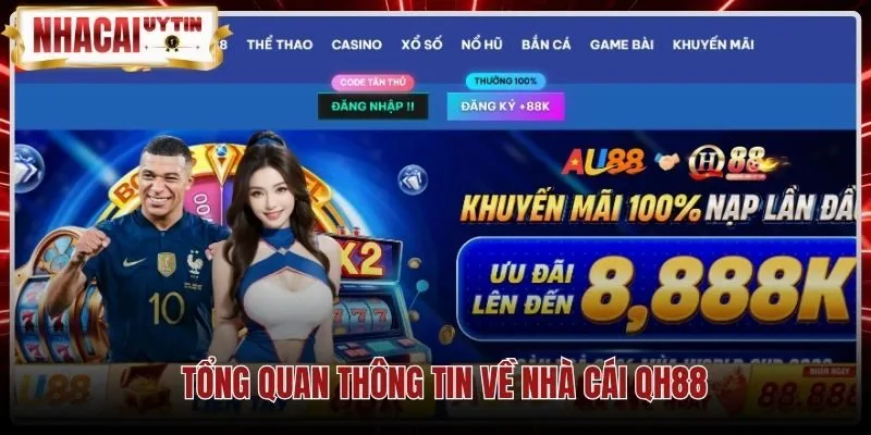 Thông tin tổng quan pháp lý thương hiệu trực tuyến QH88